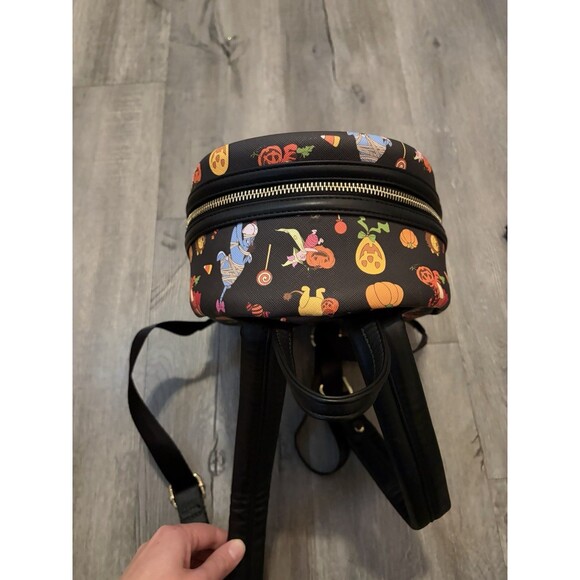 Loungefly Disney Winnie The Pooh Halloween Group GID Mini Backpack With Wallet main image 4